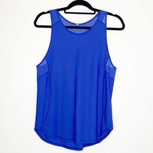 Lululemon Sculpt Tank Blue Size 8